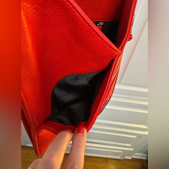 NWT JOE'S JEANS 👖 Crossbody Vegan Leather Red Adjustable Strap Bag Purse - Picture 8 of 9